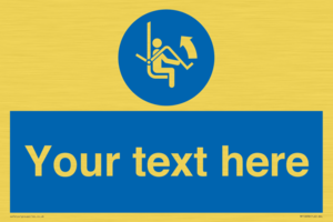 Custom Mandatory: Open safety bar of chairlift